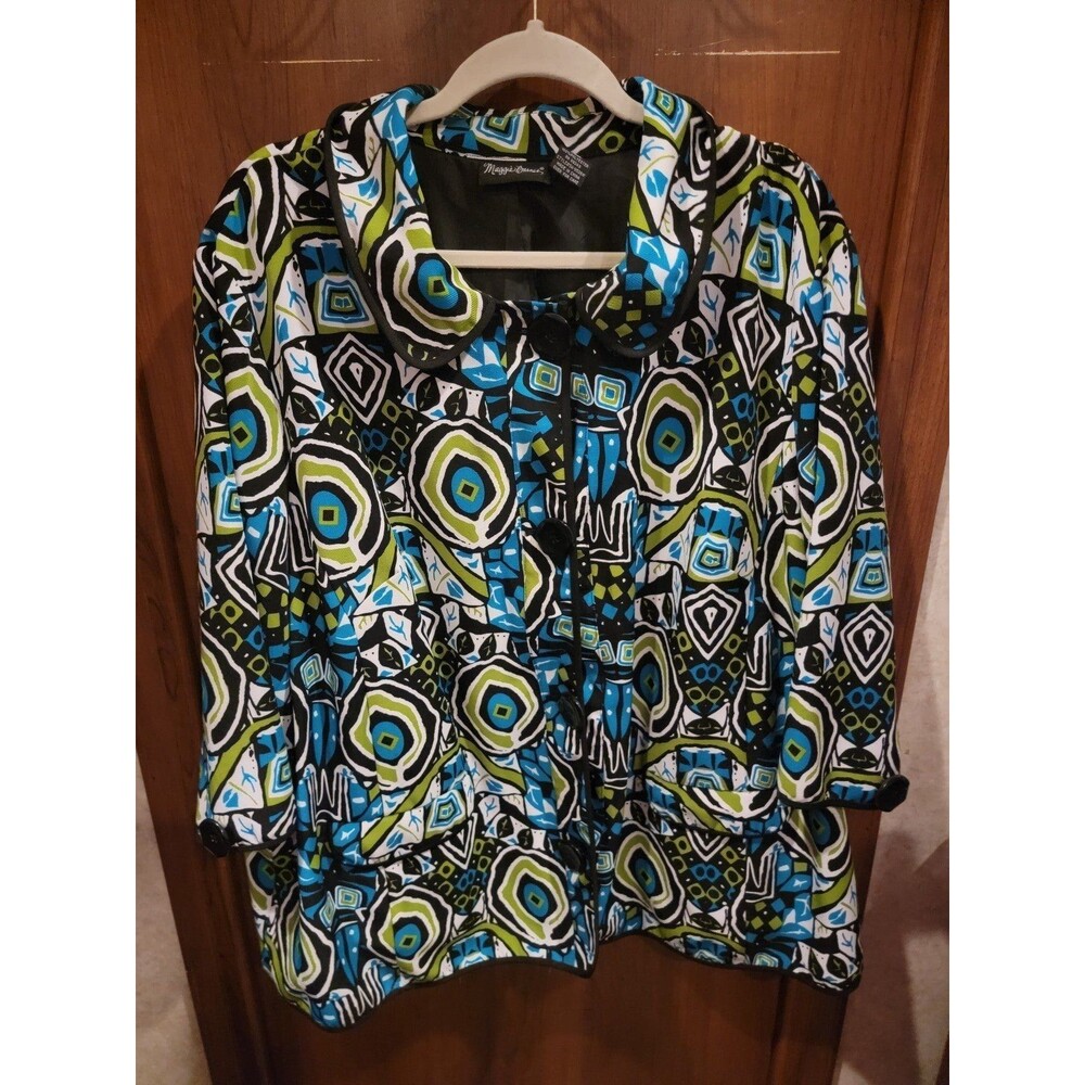 Maggie Barnes Multicolor Blazer Sz 2X